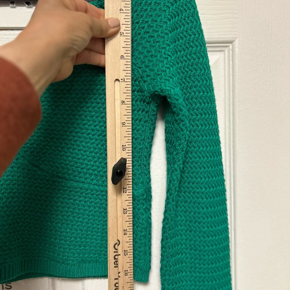 Free People Beach Crochet Halter Green Sweater Size Small - Picture 11 of 11